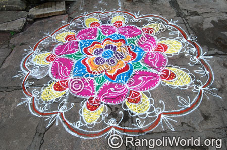 Freehand Rangoli